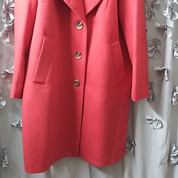 Wool blend knee length coat - Picture 2 of 11